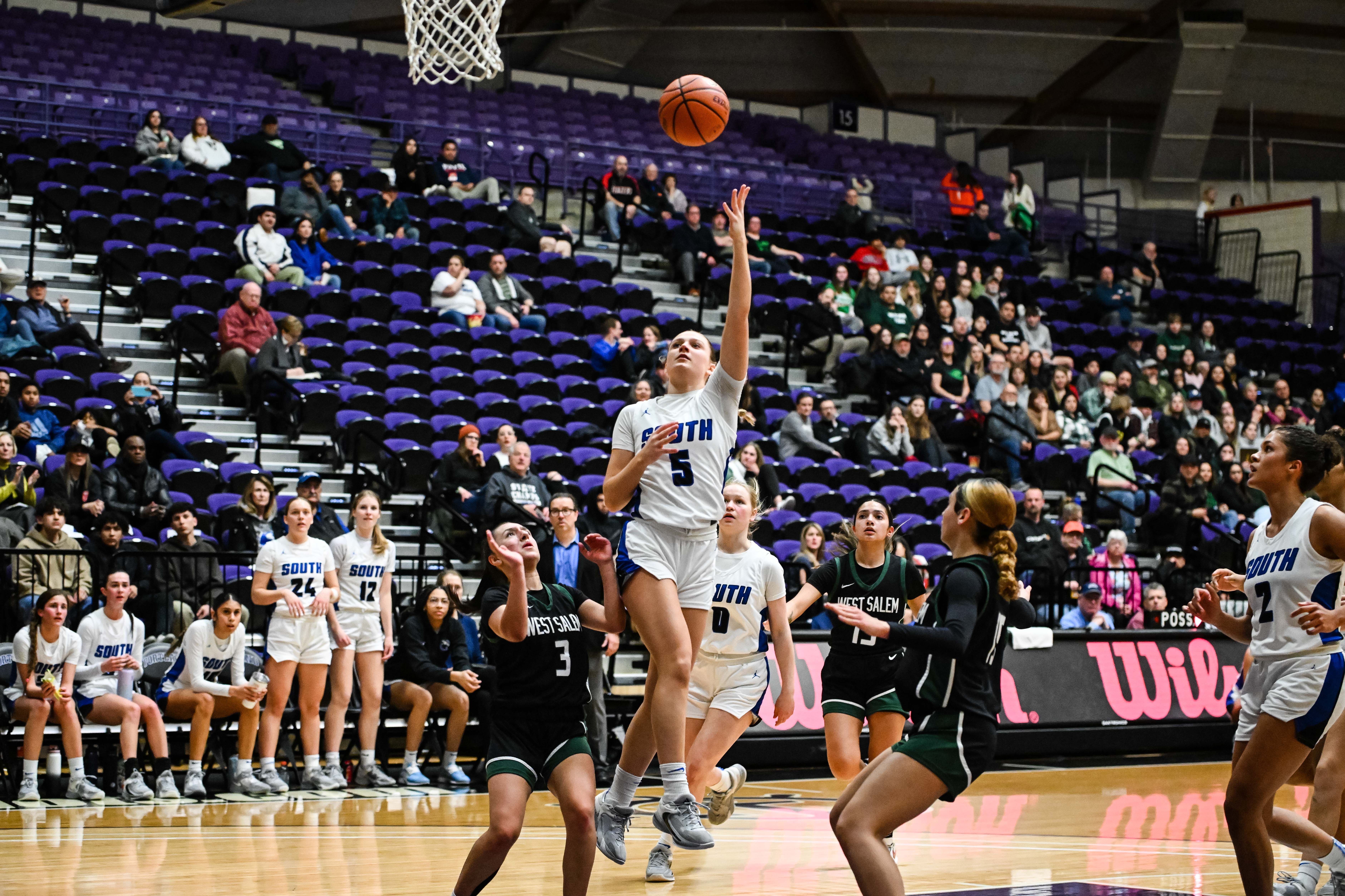 South Medford West Salem 6A Oregon girls basketball quarterfinal Naji Saker -51